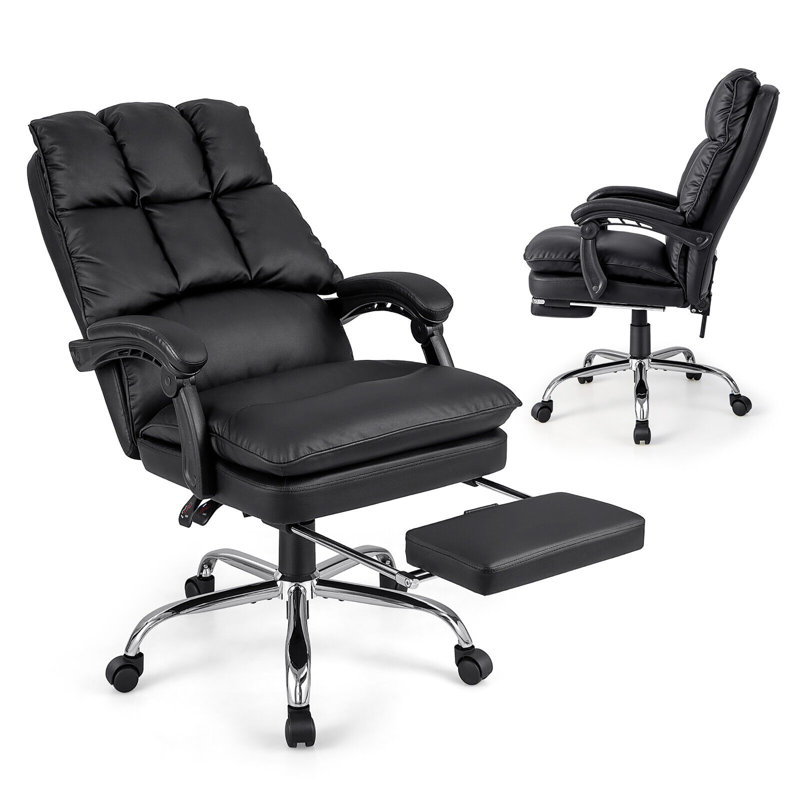 Chaise de bureau en similicuir