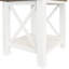 Banc de douche avec tablette de rangement 16,75 "x 12,5" x 17,25 "Aidden
