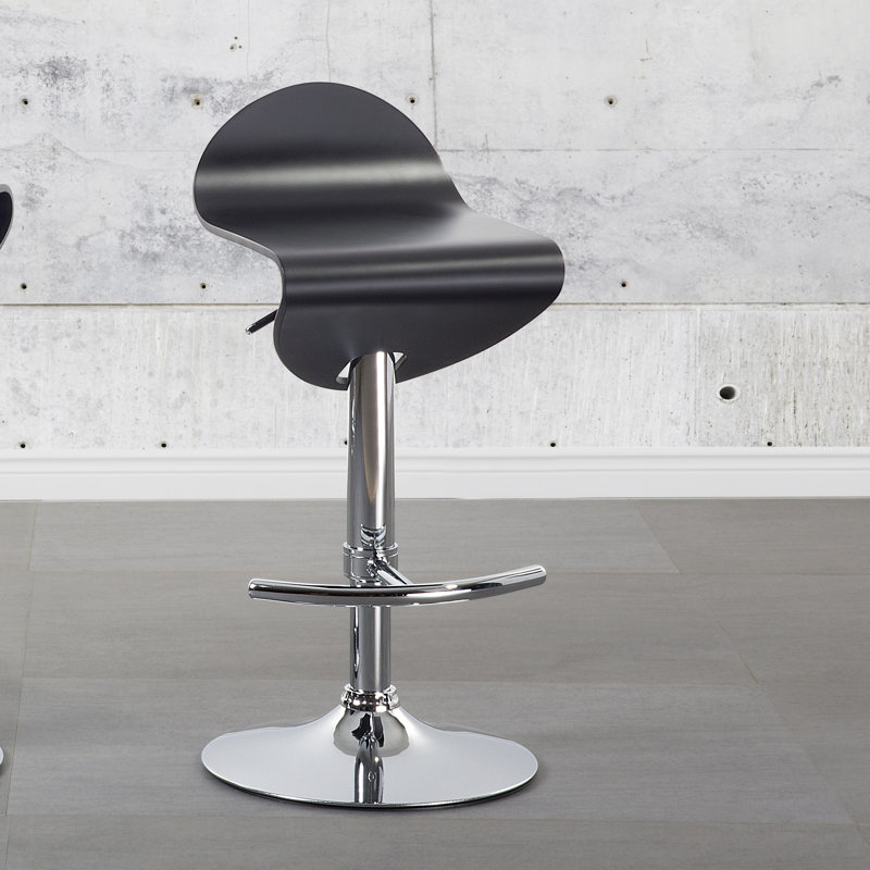 Lisa Swivel Counter Stool, Black