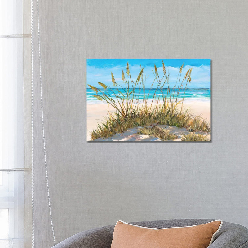 " Beach Grass " by Julie Derice, No Mat, 26'' H x 18'' W x 1.5'' D, Wrapped Canvas