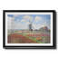 Tulip Fields with the Rijnsburg Windmill-Claude Monet - reproduction d'art encadrée avec passe-partout et verre - 1886-534353907-534353908-534353910