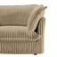 Canapé long confortable et élégant à revêtement amovible pour le salon, offrant une assise très profonde et des agencements polyvalents