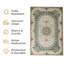 Oriental Machine Tufted Shag Area Rug-1529309996