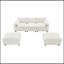 Canapé modulaire confortable en U avec rangement et fonctionnalité de canapé-lit-739336881