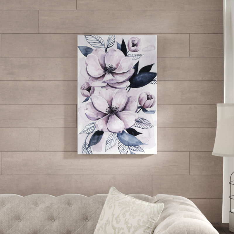 «Lavender Burst I» par Grace Popp, reproduction d'art sur toile, H 30 po x l 20 po, Toile tendue