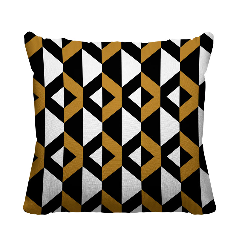 Housse de coussin d'intérieur Brockton Tribal, 16 po x 1 po