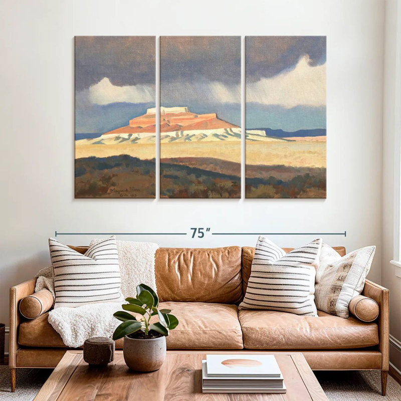 Alvord Thunder Over Shiprock, 42" H x 65" W