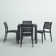 Quadis 4 - Person Patio Dining Set with Square Table