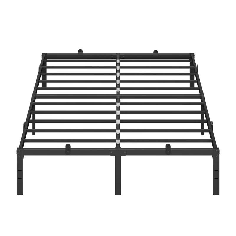 Metal Bed Frame, 190 Cm, Under-Bed Space, Modern Style, For Guest Room, Double (4'6)