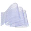 Rouleau de rideau en PVC transparent 150 pi x 12 po - Isolation de porte en plastique nervuré pour congélateurs, entrepôts et garages