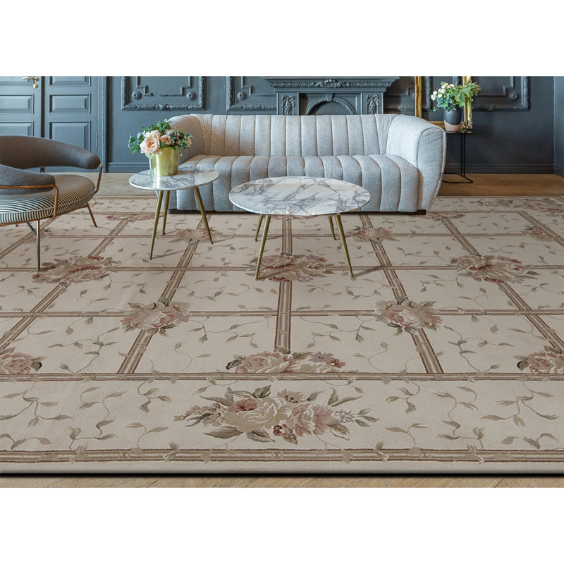 Tapis rectangulaire noué à la main