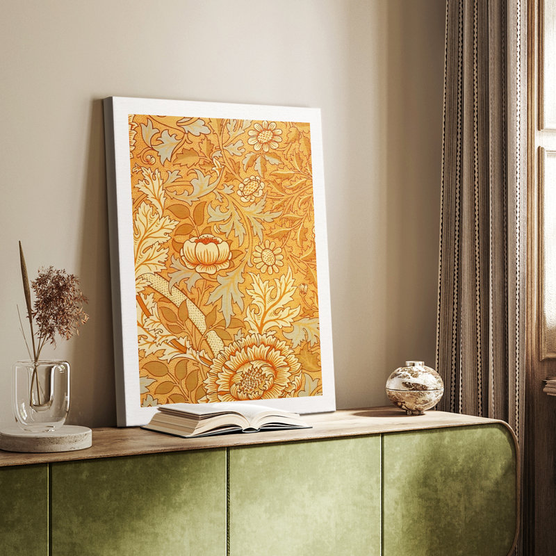 Reproduction abstraite rétro XX - galerie Cavas sur mesure, H 48 po x l 32 po