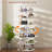 8-Tier 360°Revolving Shoe Storage Rotating Lazy Shoe Rack Entryway Bedroom Hallway-883169468