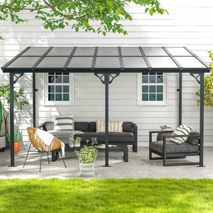 Metal Pergola with Canopy