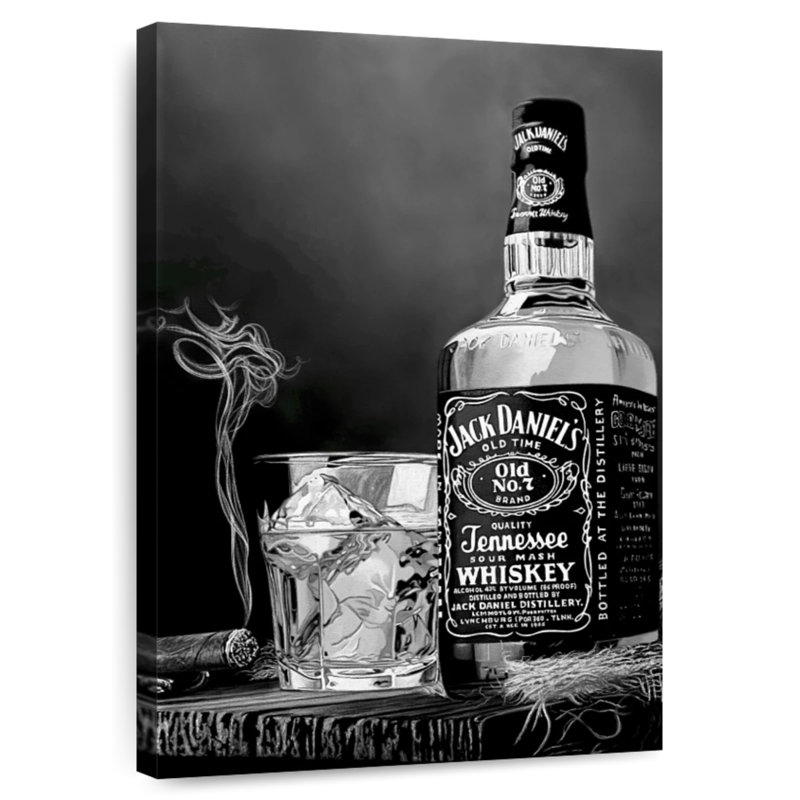 Yarlin Wild West III - Black And White, 39" H x 26" W