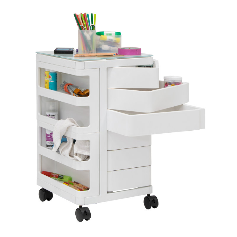 Chariot utilitaire rotatif Kubx, Blanc