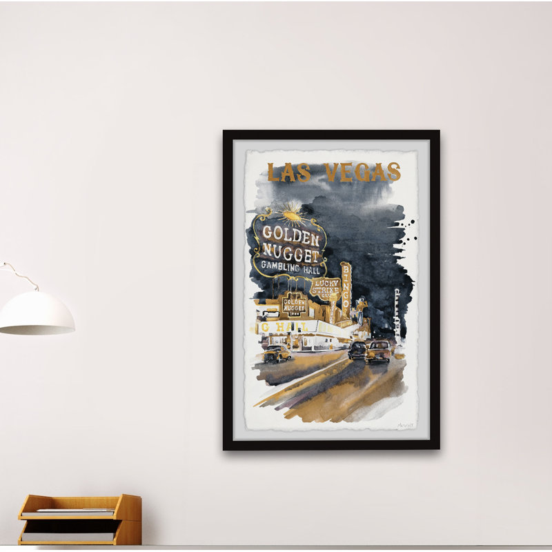 Divertissement - Capitale du divertissement - Cadre photo sur papier, H 24 po x l 16 po x P 1,5 po