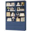 Bibliothèque 70 "H 70,9" x l 47,2 "à 4 niveaux avec 4 tiroirs de rangement-1997714469