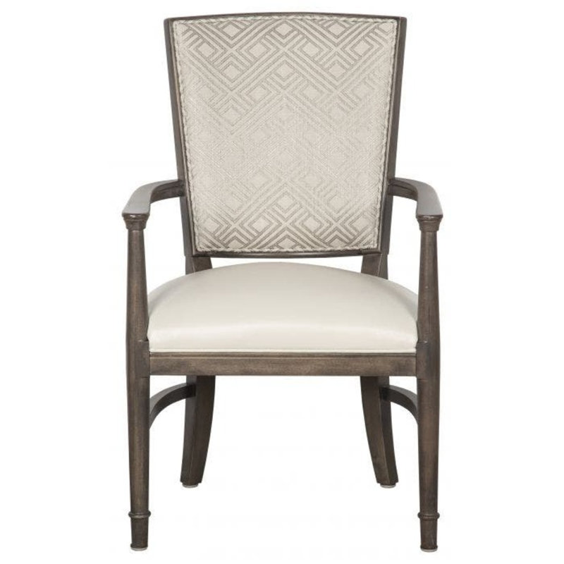 Catherine Upholstered Arm Chair, Platinum (3160 63), Walnut