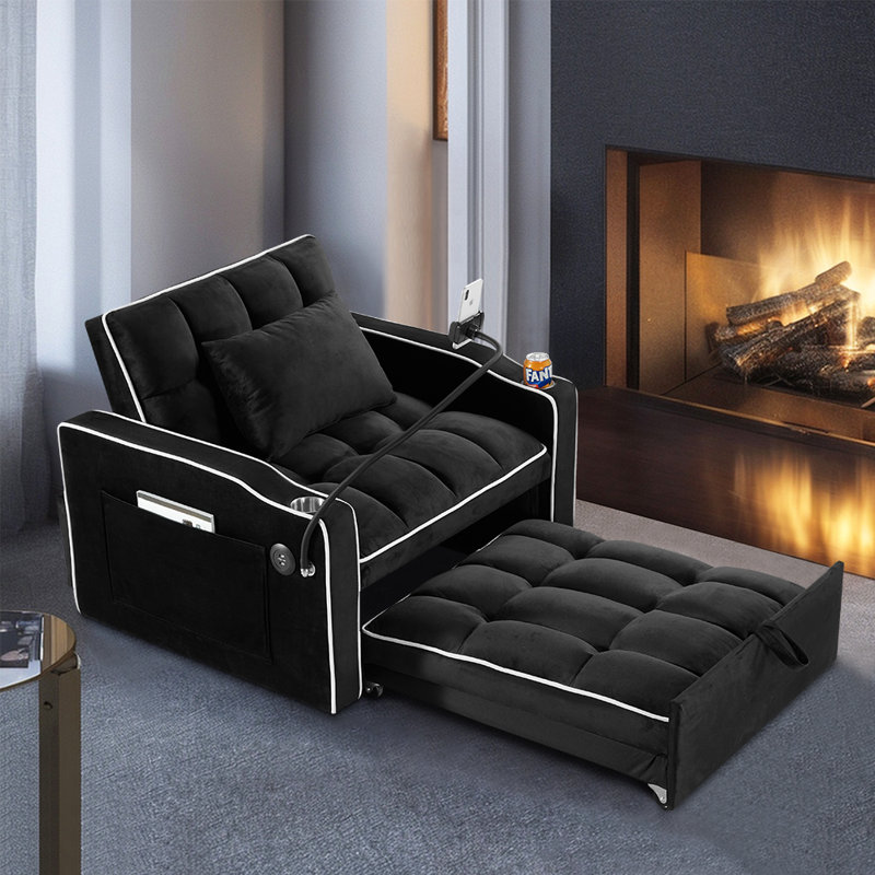 Redona Velvet Accent Chair