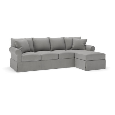 Amari Slipcovered Chaise Sectional