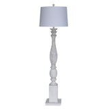 Benzonia 63'' Standard Floor Lamp with 3-Way Switch - Linen Shade