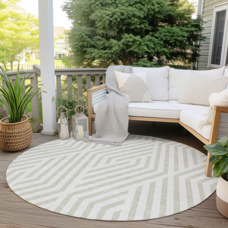 Tapis intérieur / extérieur Altair, Rond 8 pi