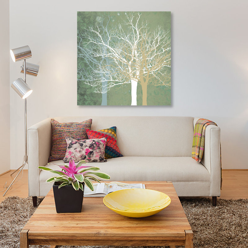 «Quiet Forest» par Erin Clark - Estampe numérique sur toile tendue avec châssis, H 37 po x l 37 po x P 1,5 po