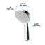 L Series Round Single Spray Handheld Shower Head