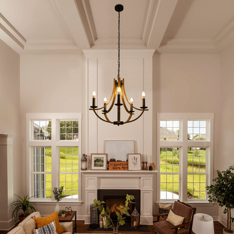 Charmen 6 - Light Empire Chandelier