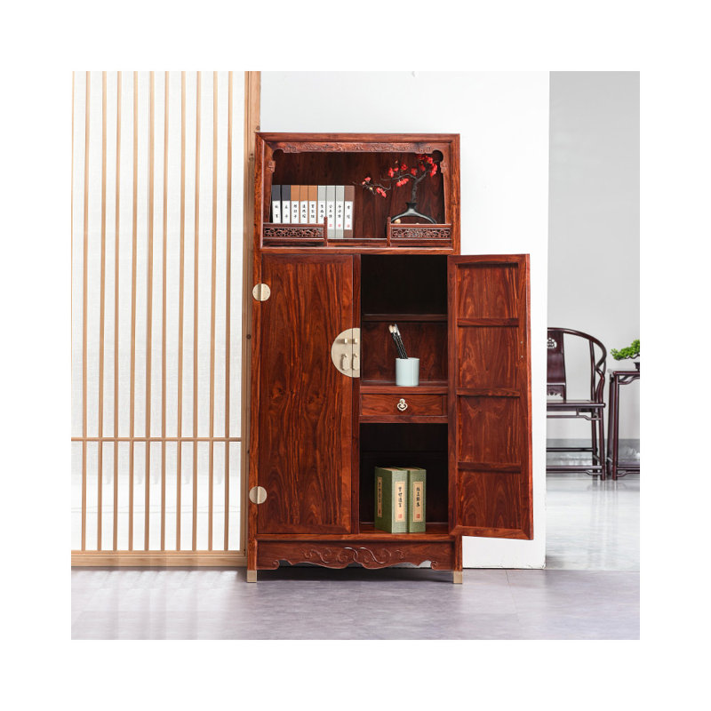 New Chinese Retro Minimalist Style Bookcase