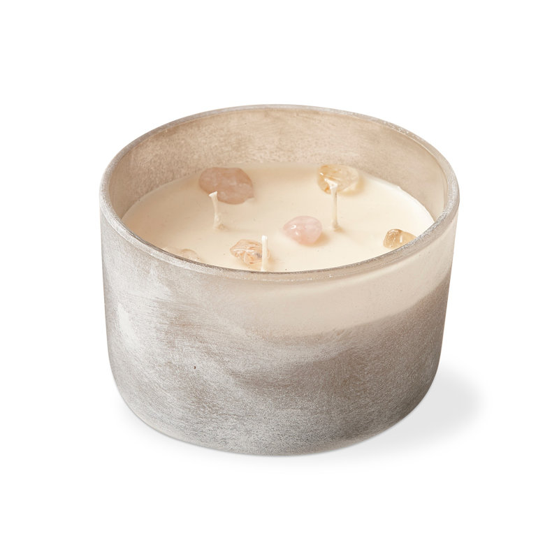 Honey Suckle Scented Jar Candle with Tin Holder