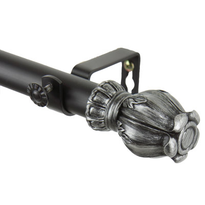 Steel Adjustable Single Curtain Rod