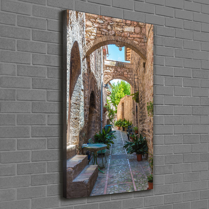 Italian Streets - Wrapped Canvas Print