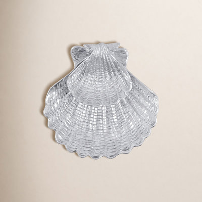Mariposa Scallop Shell 2-Piece Chip & Dip Set