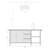 3-Light Dimmable Semi-Flush Mounted Coastal Ceiling Light for Foyer Hallway Stairwell Kitchen