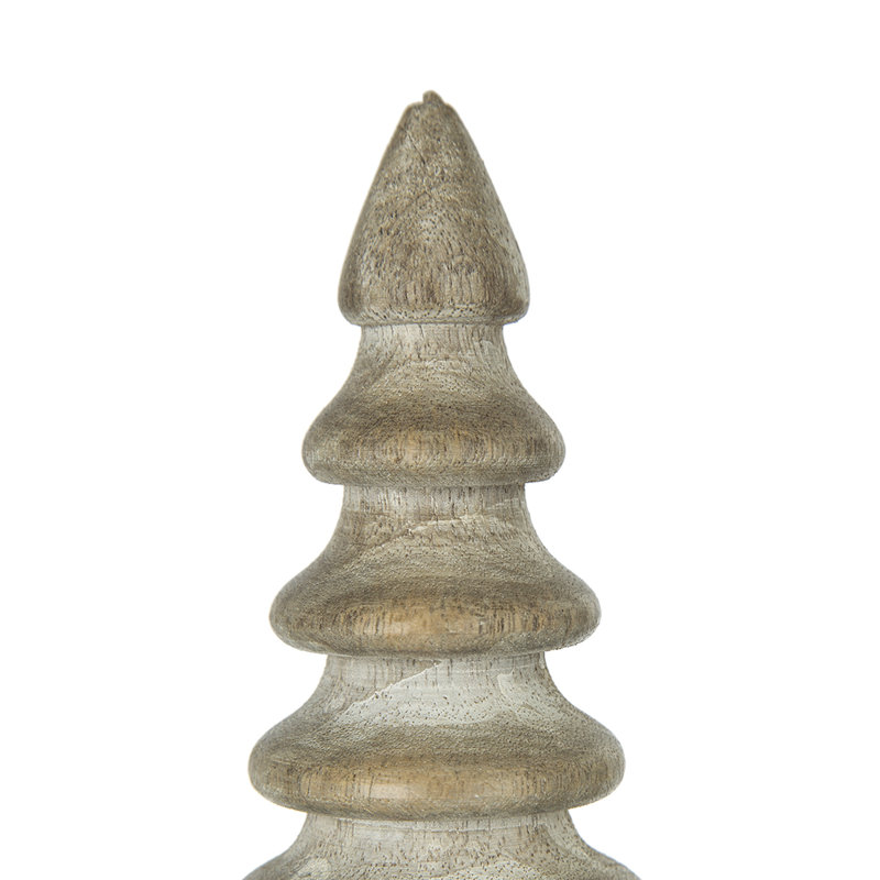Arbre en bois - ensemble de 2 - 2,5 po de diamètre x 7,5 po - bois naturel
