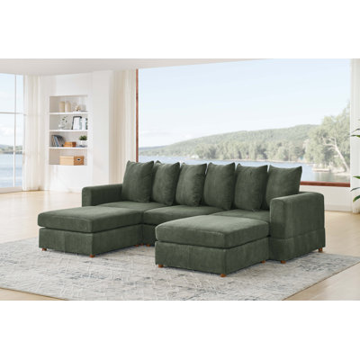 Beonca 5 - Piece Upholstered Sectional by Wade Logan
