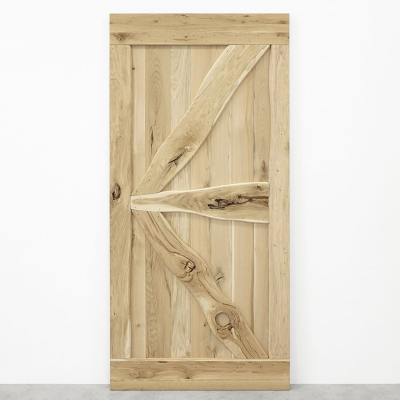 Foresta Solid Barn Door Prefinished, Untreated Wood, 100cm x 210cm