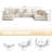 156.7‘’ Oversized U Shaped 6 Piece Modular Cloud Sectional Sofa with Ottoman-16169403