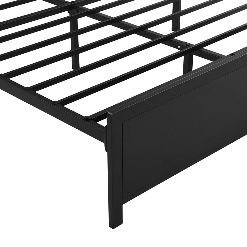 LED Metal Bed with Charging