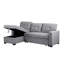 Canapé modulaire convertible rembourré avec méridienne coulissante-448237363-448237367