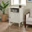 Danielle Laminated Accent Table - Transitional End or Side Table, 23.2'' H X 17.72'' W X 11.64'' D