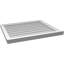 Cadre de seuil Brickmould, brun clair apprêté-101812906