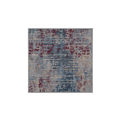 Machine Washable Gray Area Rug