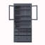 Armoire multifonctionnelle avec 3 tiroirs, tablettes réglables-805829262