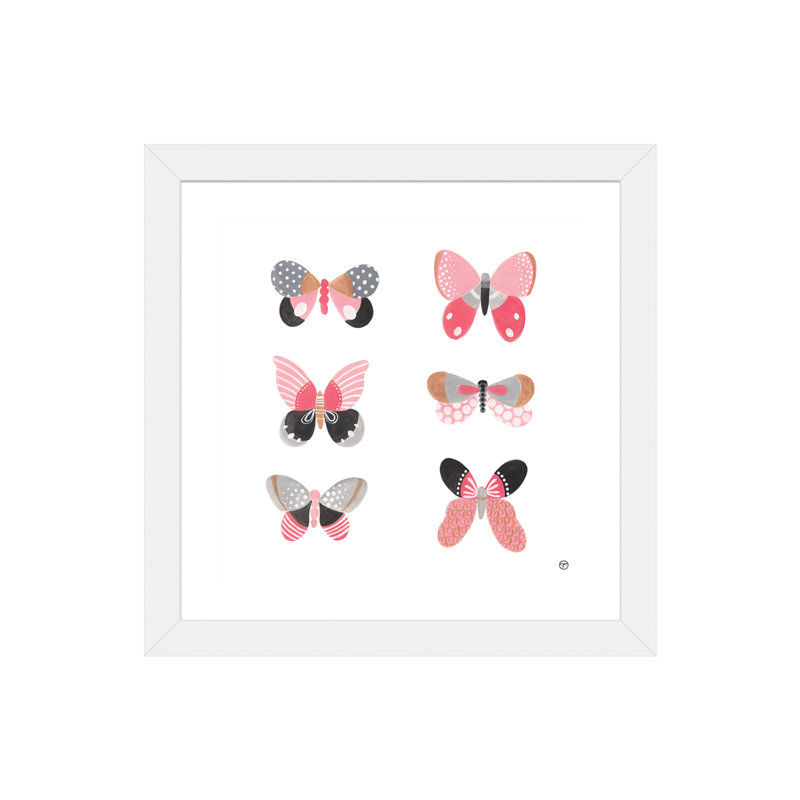 Animals, 16" H x 16" W x 1" D, White Framed Paper