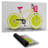 Lime wheel bike - 14.00"x24.25" Desk mat
