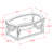 Skylah Glass Top Single Coffee Table