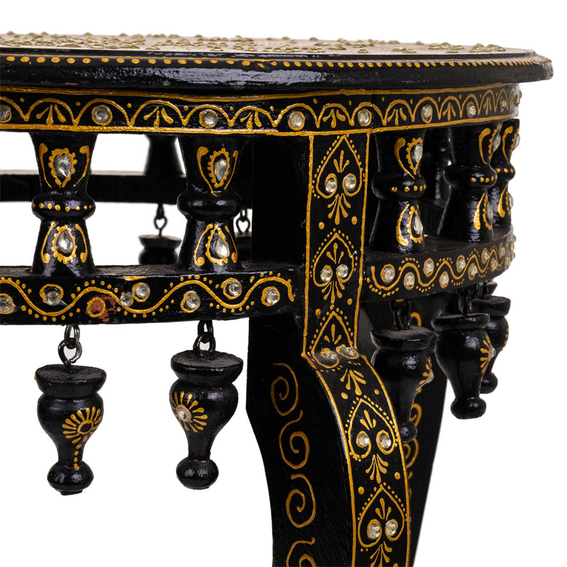 Atiye Solid Wood End Table